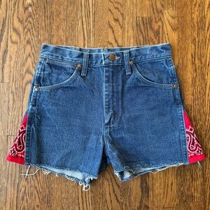 Wrangler Cut offs with Bandana size XS